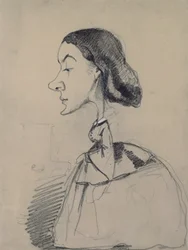 Jeune femme au piano, 1855-60